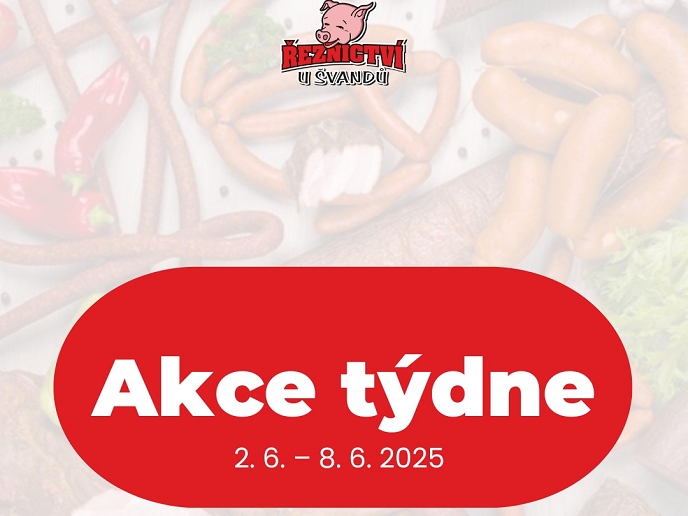 Akční leták Řeznictví U Švandů platný od 2. 6. do 8. 6. 2025