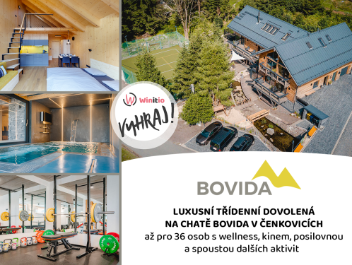 VYHRAJ luxusní třídenní dovolenou až pro 30 osob v hodnotě 60 tisíc Kč!