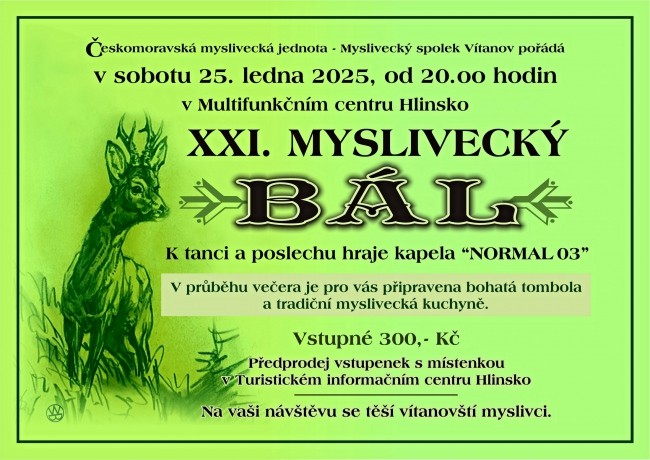 XXI. MYSLIVECKÝ BÁL